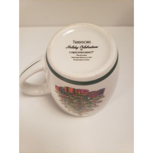 Traditions Holiday Celebrations Christopher Radko Christmas Coffee mug - Picture 8 of 9